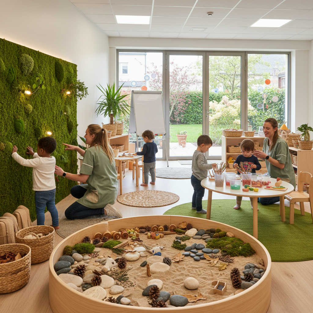 Aménager un espace sensoriel en intégrant la nature